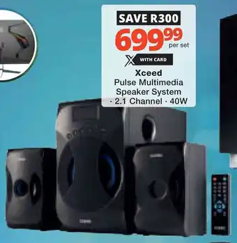 Checkers Hyper Xceed Pulse Multimedia Speaker System offer