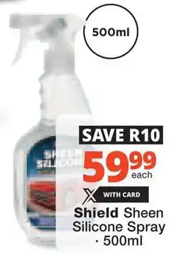 Checkers Hyper Shield Sheen Silicone Spray offer