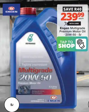 Checkers Hyper Engen Multigrade Premium Motor Oil offer