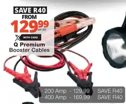 Checkers Hyper Q Premium Booster Cables offer