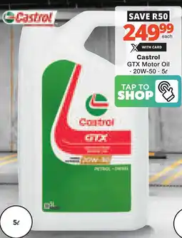 Checkers Hyper Castrol GTX Motor Oil offer