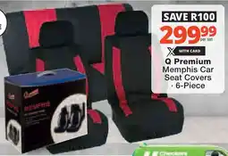 Checkers Hyper Q Premium Memphis Car Seat Covers offer