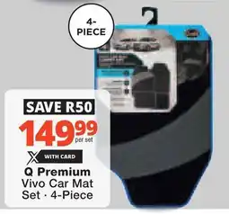 Checkers Hyper Q Premium Vivo Car Mat Set offer