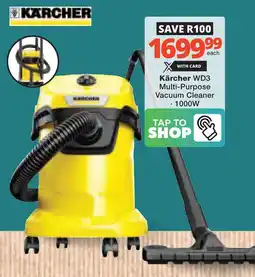 Checkers Hyper Kärcher WD3 Multi-Purpose Vacuum Cleaner offer
