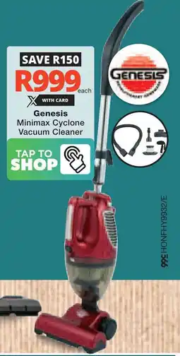 Checkers Hyper Genesis Minimax Cyclone Vacuum Cleaner offer