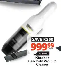 Checkers Hyper Kärcher Handheld Vacuum Cleaner offer