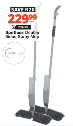 Checkers Hyper Spotless Double Sided Spray Mop offer