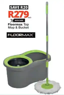 Checkers Hyper Floormax Top Mop & Bucket offer