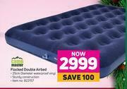 Game Camp Master Flocked Double Airbed offer