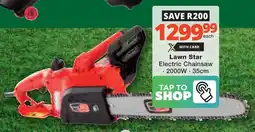 Checkers Hyper Lawn Star Electric Chainsaw offer