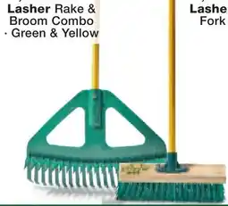Checkers Hyper Lasher Rake & Broom Combo offer