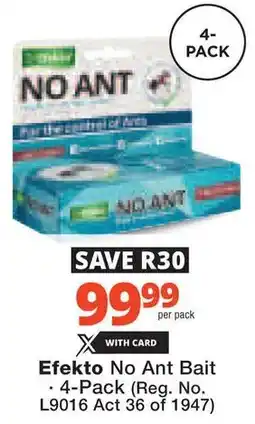 Checkers Hyper Efekto No Ant Bait offer