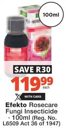 Checkers Hyper Efekto Rosecare Fungi Insecticide offer