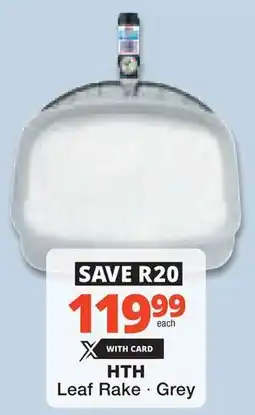 Checkers Hyper HTH Leaf Rake offer