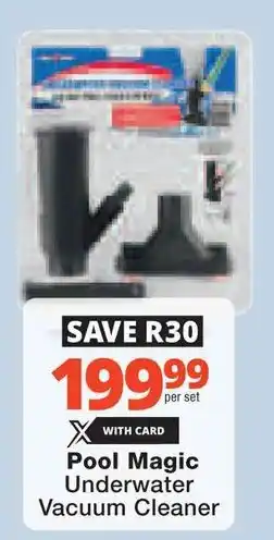 Checkers Hyper Pool Magic Underwater Vacuum Cleaner offer