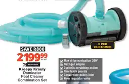 Checkers Hyper Kreepy Krauly Dominator Pool Cleaner Combination Set offer