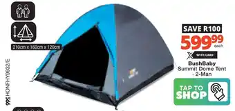 Checkers Hyper BushBaby Summit Dome Tent offer