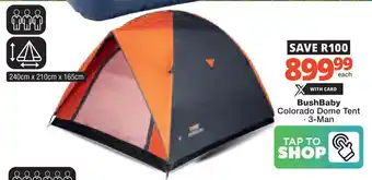 Checkers Hyper BushBaby Colorado Dome Tent offer