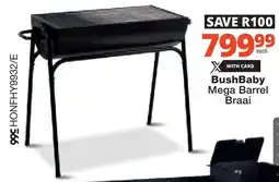 Checkers Hyper BushBaby Mega Barrel Braai offer