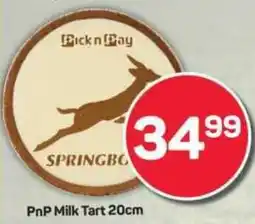 Pick n Pay PnP Milk Tart offer