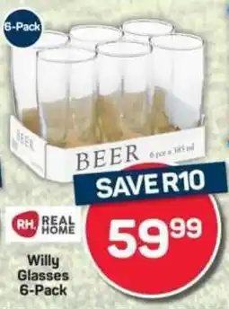 Pick n Pay REAL HOME Willy Glasses offer