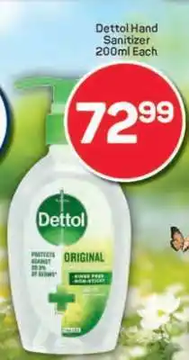 Pick n Pay Dettol Hand Sanitizer 200ml Each offer