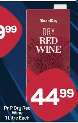 Pick n Pay PnP Dry Red Wine offer