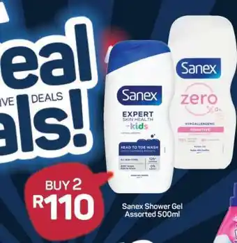 Pick n Pay Sanex Shower Gel Assorted 500ml offer