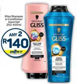 Pick n Pay Gliss Shampoo or Conditioner Assorted 250-400ml offer