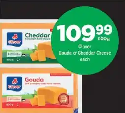 OK Foods Clover Gouda or Cheddar Cheese offer