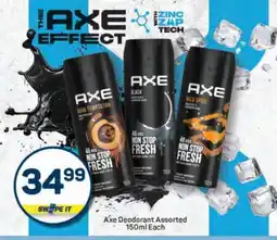 Pick n Pay Axe Deodorant Assorted offer