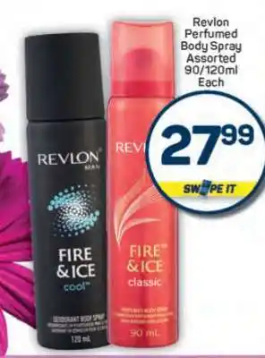 Pick n Pay Revlon Perfumed Body Spray Assorted 90/120ml Each offer