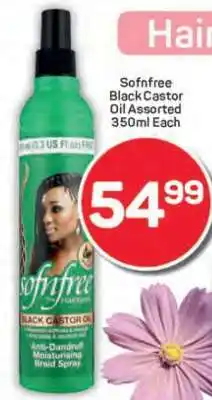 Pick n Pay Sofnfree Black Castor Oil Assorted 350ml Each offer