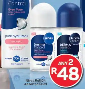 Pick n Pay Nivea Roll-on Assorted 50ml offer