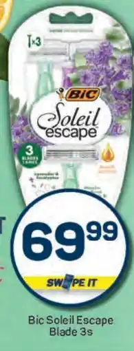 Pick n Pay Bic Soleil Escape Blade 3s offer