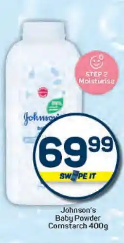 Pick n Pay Johnson's Baby Powder Cornstarch 400g offer