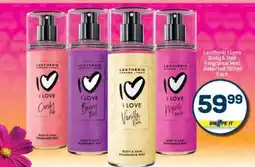 Pick n Pay Lentheric I Love Body & Hair Fragrance Mist Assorted 100ml Each offer