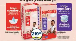 Pick n Pay Huggies Gold Disposable Nappies or Pants Jumbo Pack Assorted Per Pack offer