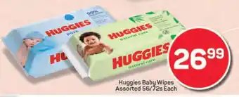 Pick n Pay Huggies Baby Wipes Assorted 56/72s Each offer