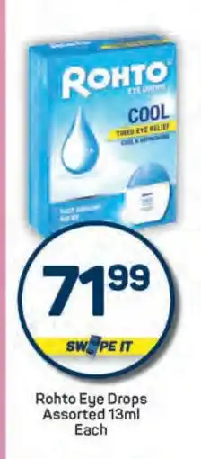 Pick n Pay Rohto Eye Drops Assorted 13ml Each offer