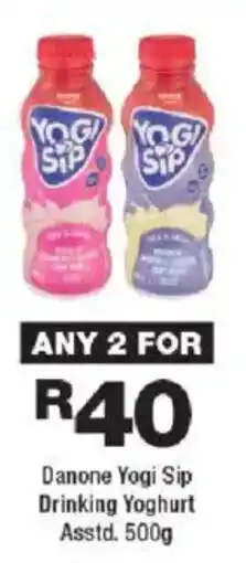 OK Foods Danone Yogi Sip Drinking Yoghurt Asstd. offer
