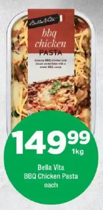 OK Foods Bella Vita BBQ Chicken Pasta offer