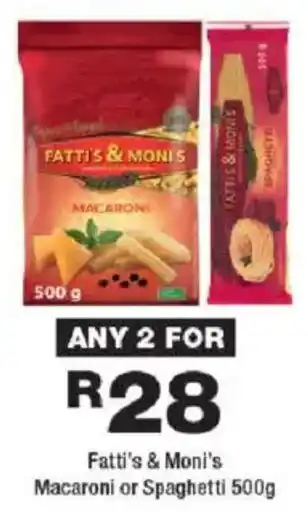 OK Foods Fatti's & Moni's Macaroni or Spaghetti offer