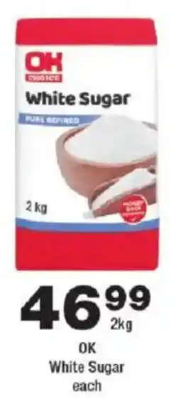OK Foods OK White Sugar offer