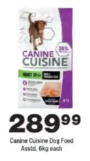 OK Foods Canine Cuisine Dog Food Asstd. offer