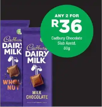 OK Foods Cadbury Chocolate Slab Asstd. offer