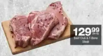 Checkers Beef Club & T-Bone Steak offer