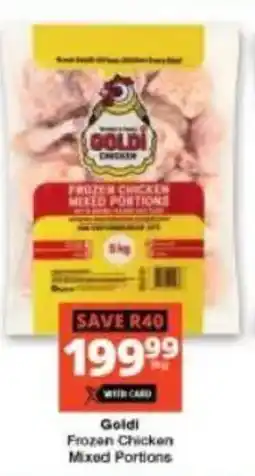 Checkers Goldi Frozen Chicken Mixed Portions offer
