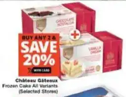Checkers Château Gâteaux Frozen Cake All Variants offer