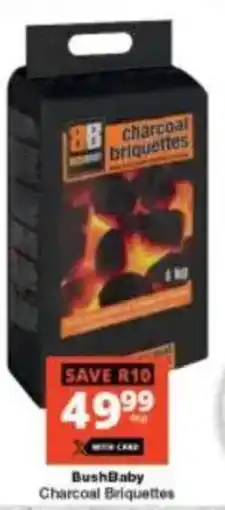 Checkers BushBaby Charcoal Briquettes offer